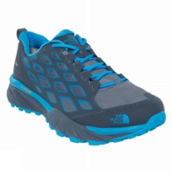 The North Face Mens Endurus Hike GTX Shoe Zinc Grey/Hyper Blue